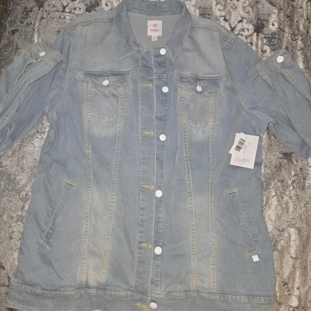 LuLaRoe Light Blue Denim Jacket